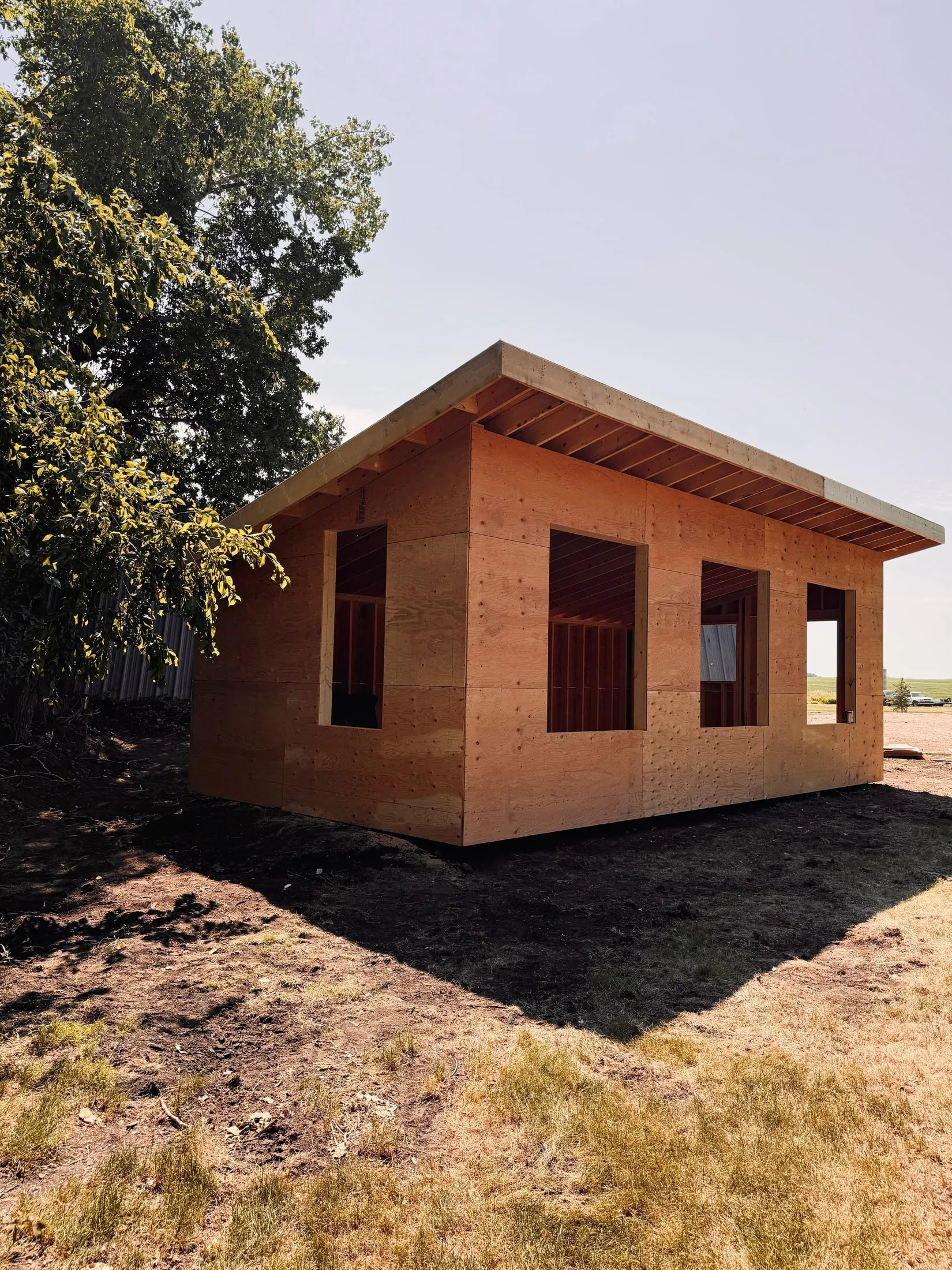 Woodwright commercial building under construction